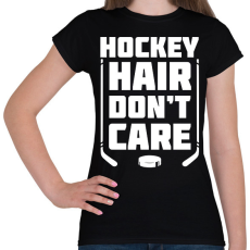 PRINTFASHION Hockey hair - Női póló - Fekete