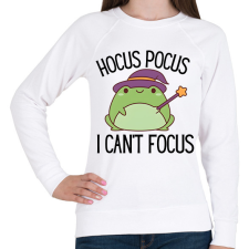 PRINTFASHION Hocus pocus - Női pulóver - Fehér női pulóver, kardigán