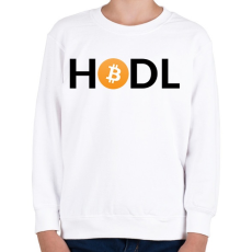 PRINTFASHION hodl - Gyerek pulóver - Fehér