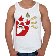 PRINTFASHION Hoe hoe hoee - Férfi atléta - Fehér