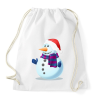 PRINTFASHION Hóember - Sportzsák, Tornazsák - Fehér