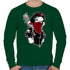 PRINTFASHION Hófehérke hobbija - Férfi pulóver - Sötétzöld