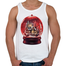 PRINTFASHION Hógömb - Férfi atléta - Fehér atléta, trikó