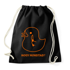 PRINTFASHION Hogy mondtad - Sportzsák, Tornazsák - Fekete tornazsák