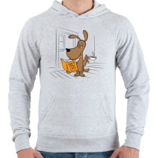 PRINTFASHION Hogyan trollkodj a macskákkal - Férfi kapucnis pulóver - Sport szürke