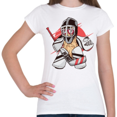 PRINTFASHION Hoki kapus - Női póló - Fehér