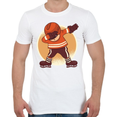 PRINTFASHION Hokis dab - Férfi póló - Fehér