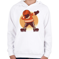PRINTFASHION Hokis dab - Gyerek kapucnis pulóver - Fehér gyerek pulóver, kardigán