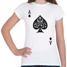 PRINTFASHION Hol az ász?! - Női póló - Fehér