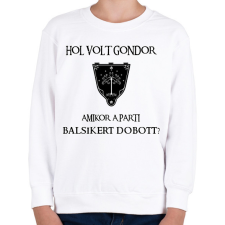 PRINTFASHION Hol volt Gondor? (balsiker) - Gyerek pulóver - Fehér gyerek pulóver, kardigán
