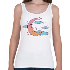 PRINTFASHION Hold - Női atléta - Fehér