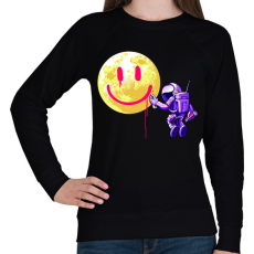 PRINTFASHION Hold smile - Női pulóver - Fekete