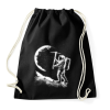 PRINTFASHION Holdbányász űrhajós - Sportzsák, Tornazsák - Fekete