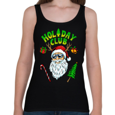 PRINTFASHION HOLIDAY CLUB - Női atléta - Fekete női trikó