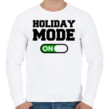PRINTFASHION Holiday - Férfi pulóver - Fehér férfi pulóver, kardigán
