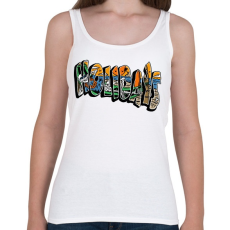 PRINTFASHION HOLIDAYS - Női atléta - Fehér