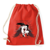 PRINTFASHION Holló lány - Sportzsák, Tornazsák - Piros