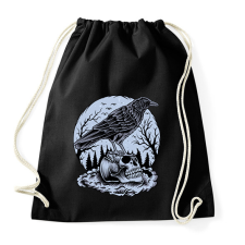 PRINTFASHION Holló  - Sportzsák, Tornazsák - Fekete tornazsák