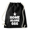 PRINTFASHION HOME ALONE 666 - Sportzsák, Tornazsák - Fekete