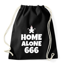 PRINTFASHION HOME ALONE 666 - Sportzsák, Tornazsák - Fekete tornazsák