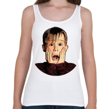 PRINTFASHION Home Alone - Női atléta - Fehér női trikó