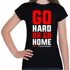 PRINTFASHION Home GYM - Női póló - Fekete