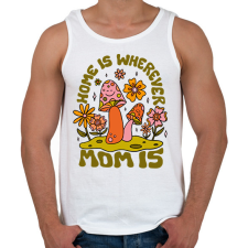 PRINTFASHION Home - Mom - Férfi atléta - Fehér atléta, trikó