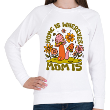 PRINTFASHION Home - Mom - Női pulóver - Fehér női pulóver, kardigán