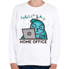 PRINTFASHION HOME OFFICE MINDEN NAP - Gyerek pulóver - Fehér gyerek pulóver, kardigán