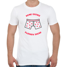 PRINTFASHION HOMEOFFICEGATYA - Férfi póló - Fehér férfi póló