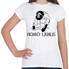 PRINTFASHION homo labilis - Női póló - Fehér