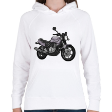 PRINTFASHION Honda Cb 500 y pc32szürke - Női kapucnis pulóver - Fehér