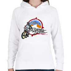 PRINTFASHION Honda Dakar - Női kapucnis pulóver - Fehér