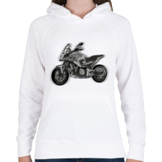 PRINTFASHION honda nc - Női kapucnis pulóver - Fehér