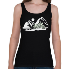 PRINTFASHION honda transalp hegyekben - Női atléta - Fekete