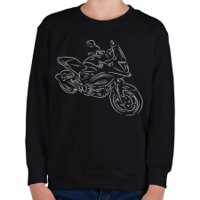 PRINTFASHION honda vfr3 - Gyerek pulóver - Fekete gyerek pulóver, kardigán