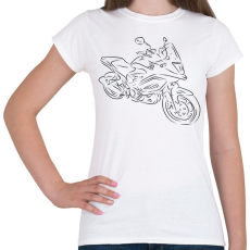 PRINTFASHION honda vfr4 - Női póló - Fehér
