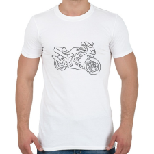 PRINTFASHION honda vfr - Férfi póló - Fehér férfi póló