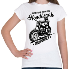 PRINTFASHION Hondásnak párja nincsen - Női póló - Fehér női póló