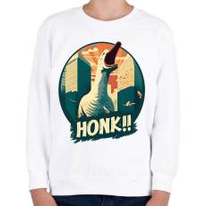 PRINTFASHION Honk! - Gyerek pulóver - Fehér