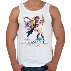 PRINTFASHION Honkai Star Rail - Férfi atléta - Fehér