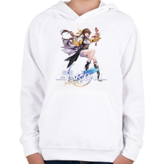 PRINTFASHION Honkai Star Rail - Gyerek kapucnis pulóver - Fehér