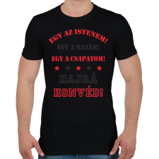 PRINTFASHION Honvéd4 - Férfi póló - Fekete férfi póló