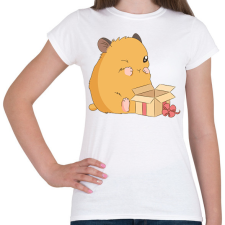 PRINTFASHION Hörcsög ajándékkal - Női póló - Fehér női póló