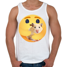 PRINTFASHION Hörcsög - Férfi atléta - Fehér atléta, trikó