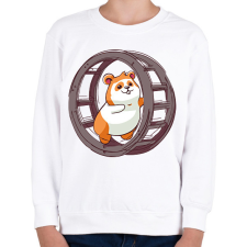 PRINTFASHION Hörcsög - Gyerek pulóver - Fehér gyerek pulóver, kardigán