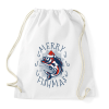 PRINTFASHION Horgász karácsony - Sportzsák, Tornazsák - Fehér