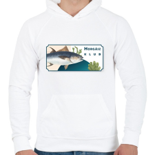 PRINTFASHION Horgász klub - Férfi kapucnis pulóver - Fehér női pulóver, kardigán