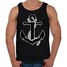 PRINTFASHION Horgony - Férfi atléta - Fekete