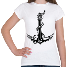 PRINTFASHION Horgony  - Női póló - Fehér